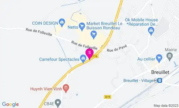 Localisation Station Carrefour