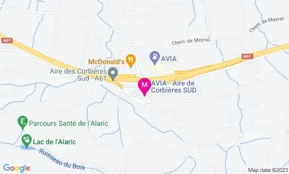 Localisation Avia Corbières Sud