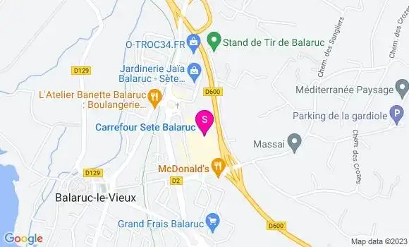 Localisation Station Carrefour