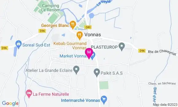 Localisation Carrefour Market