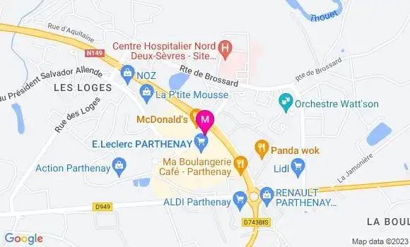 Localisation Station Leclerc