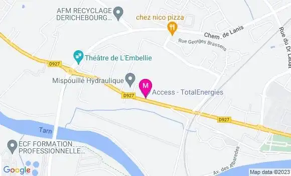 Localisation Access TotalEnergies