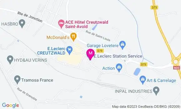 Localisation Station Leclerc