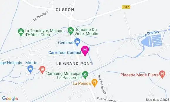 Localisation Carrefour Contact