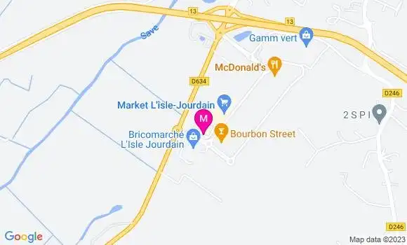 Localisation Carrefour Market