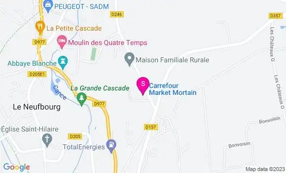 Localisation Carrefour Market