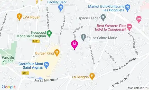 Localisation Carrefour