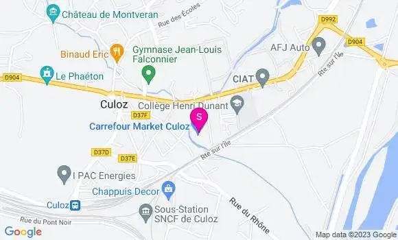 Localisation Carrefour Market