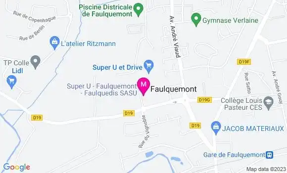 Localisation Station Super U