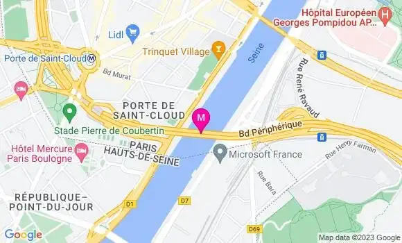 Localisation Relais Pont Aval