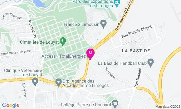 Localisation Access TotalEnergies