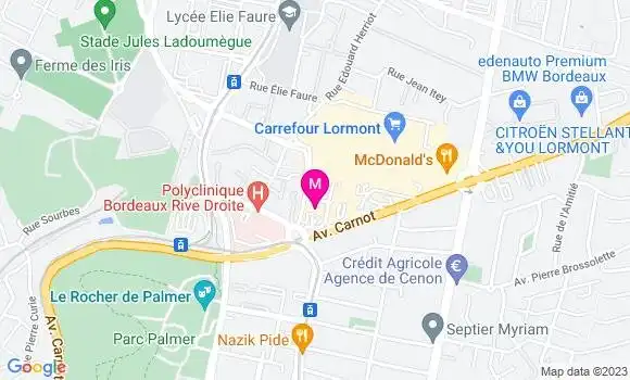 Localisation Station Carrefour