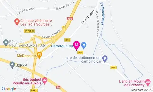 Localisation Carrefour Contact