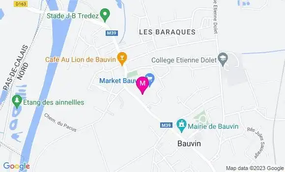 Localisation Carrefour Market