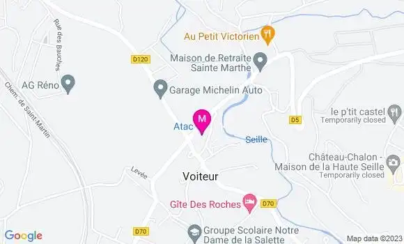 Localisation Atac