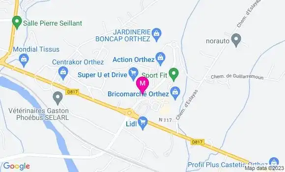 Localisation Station Super U