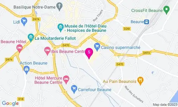 Localisation Casino Supermarché