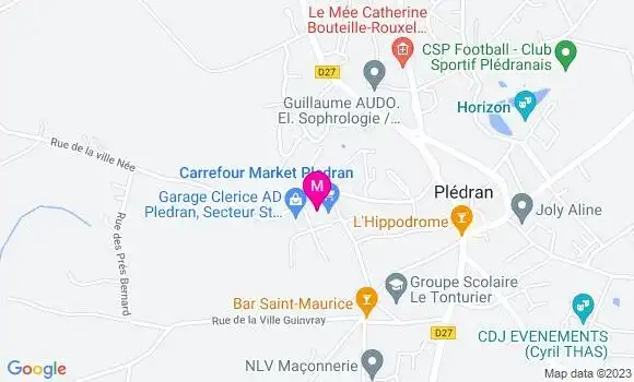 Localisation Carrefour Market