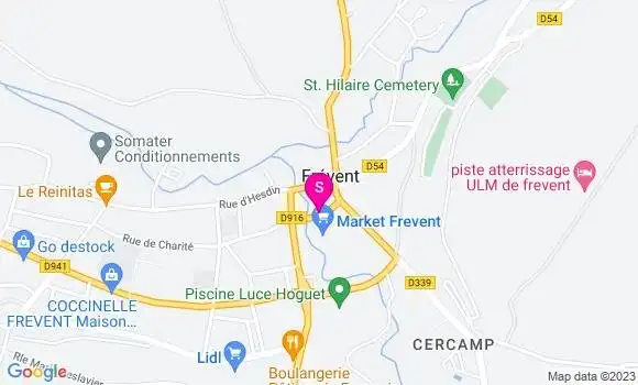 Localisation Carrefour Market