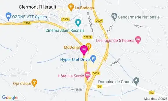 Localisation Hyper U