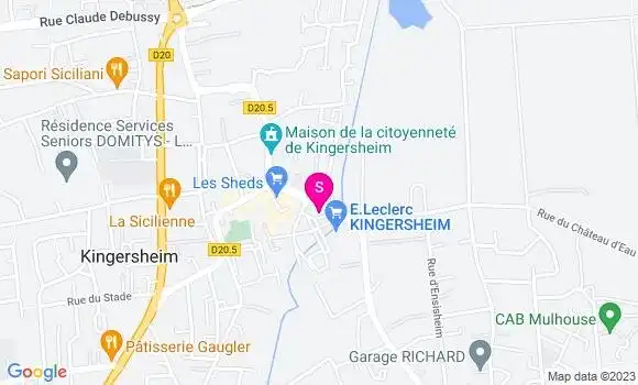 Localisation Station Leclerc