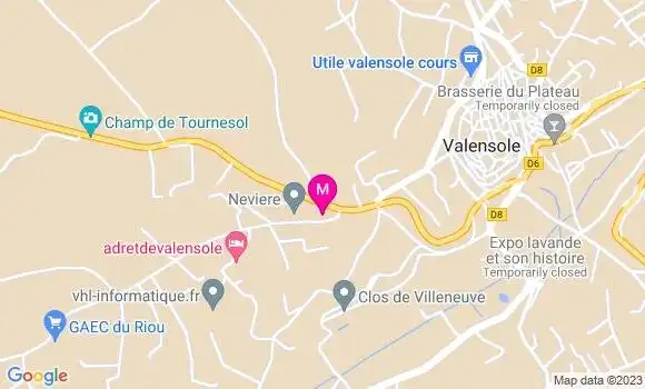 Localisation Carrefour Express