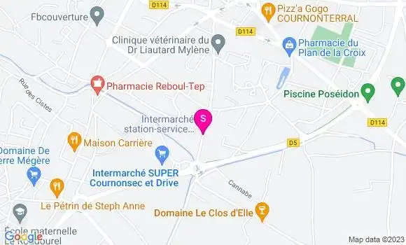 Localisation Intermarché Station
