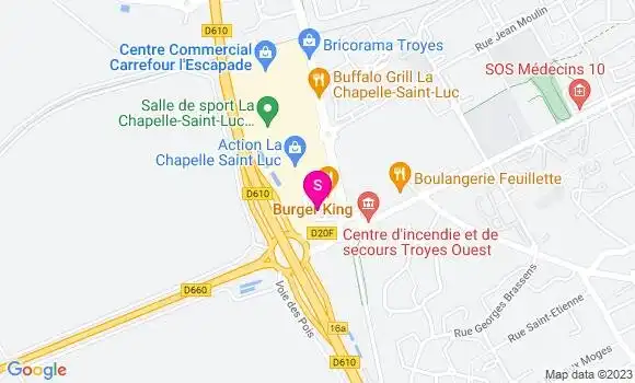 Localisation Station Carrefour
