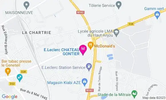 Localisation Station Leclerc