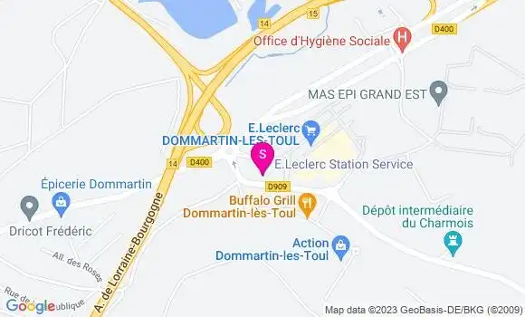 Localisation Station Leclerc