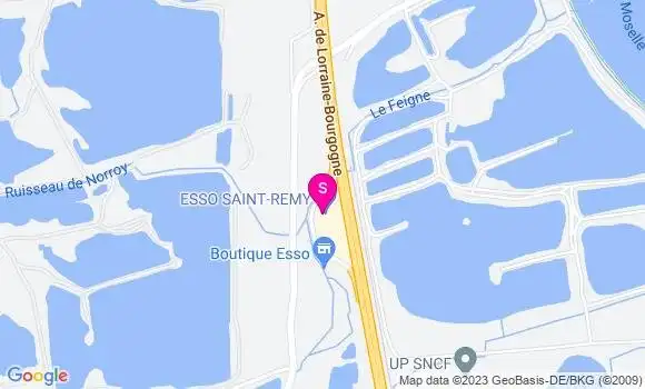 Localisation Esso Saint Remy