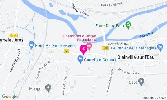 Localisation Carrefour Contact