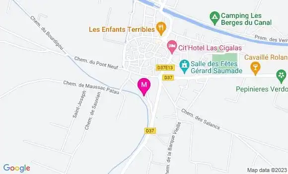 Localisation Carrefour Market