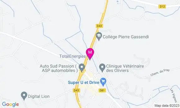 Localisation Relais du Soleil