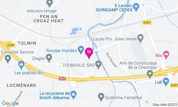 Localisation Station Gérard Bahezre