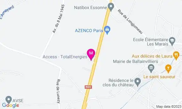 Localisation Access TotalEnergies