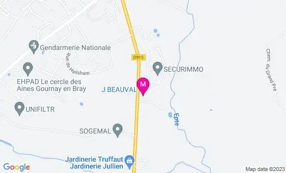 Localisation J Beauval