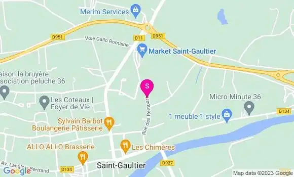 Localisation Carrefour Market