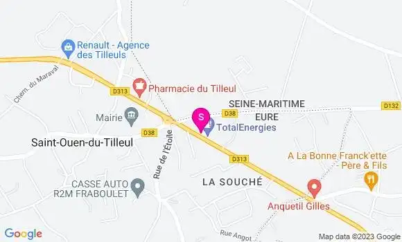 Localisation TotalEnergies
