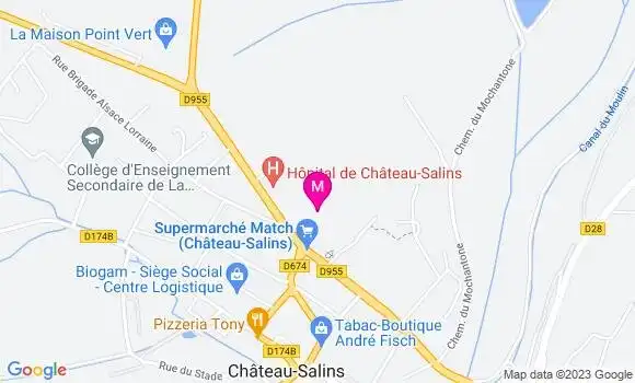 Localisation Supermarchés Match