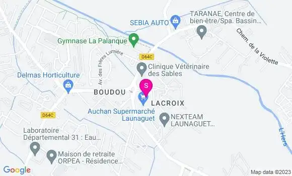 Localisation Auchan Station