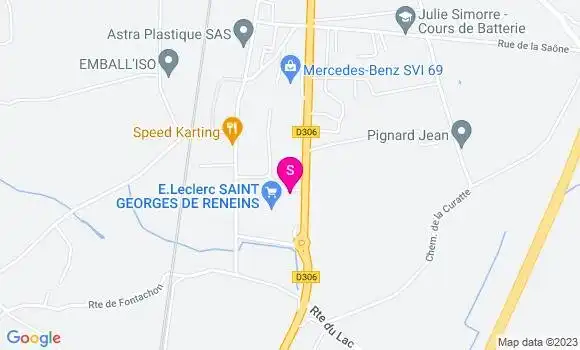 Localisation Station Leclerc