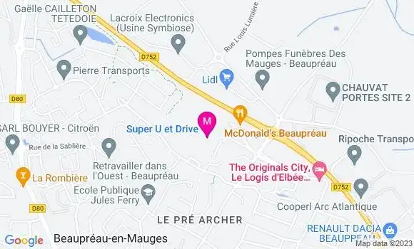 Localisation Super U