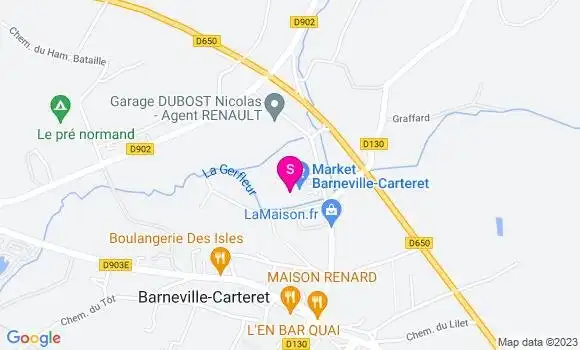 Localisation Carrefour Market