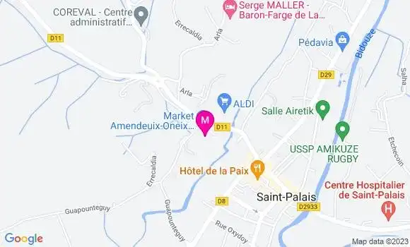 Localisation Carburant Carrefour Market