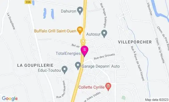 Localisation Bigot Automobiles Vendome