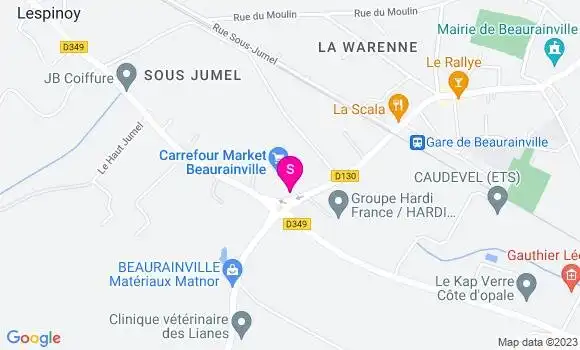 Localisation Carrefour Market