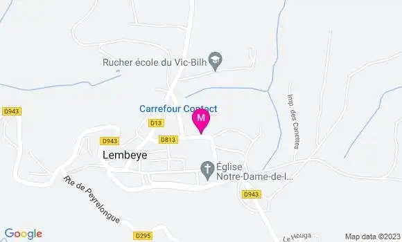 Localisation Carrefour Contact