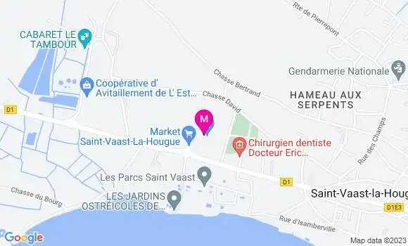 Localisation Carrefour Market