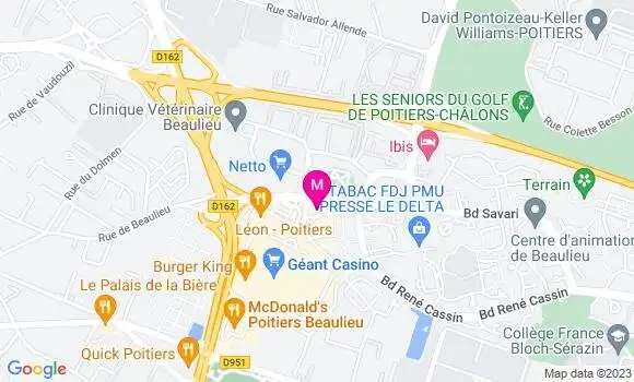 Localisation Station Géant Casino